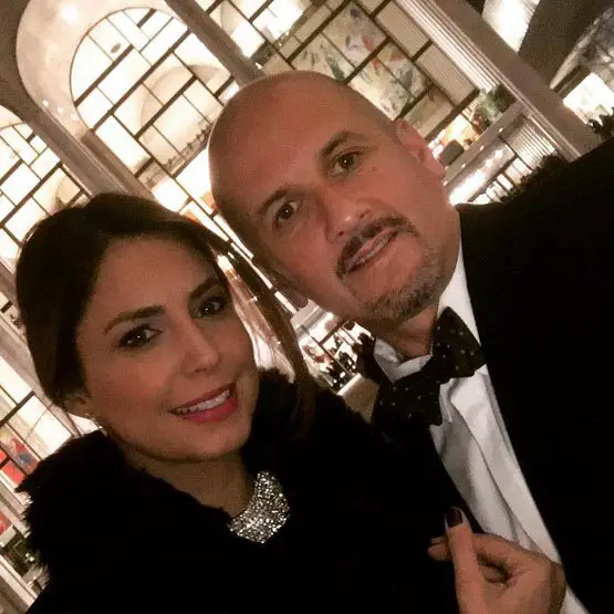 Cecilia Vega with her husband Ricardo Jimenez?